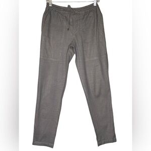 Vince Gray Linen Cotton Trousers, Size Small